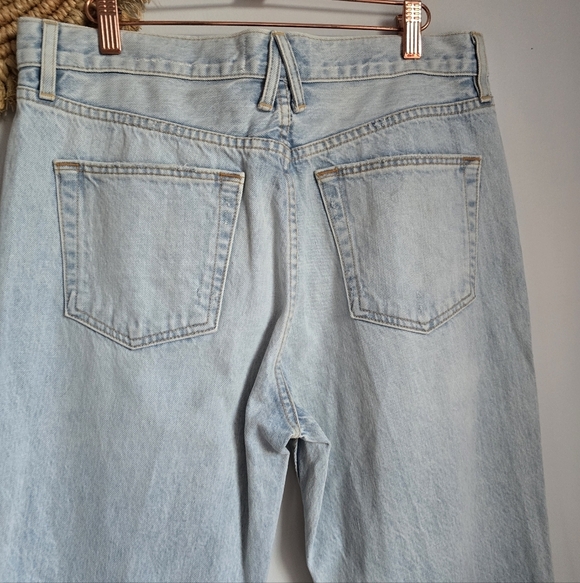 SLVRLAKE New Virginia Slim Love Song Light Wash High Rise Straight Jeans SZ 31 - Picture 7 of 11